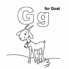 Top free printable letter g coloring pages online
