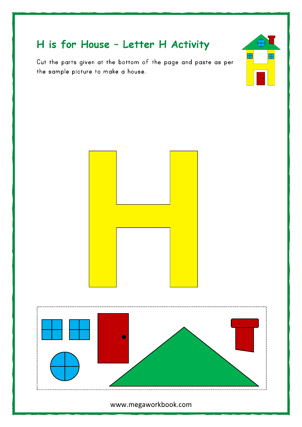 Letter h activities