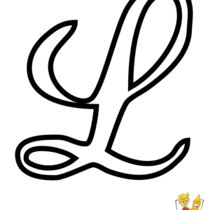 Letter l coloring pages printable for free download