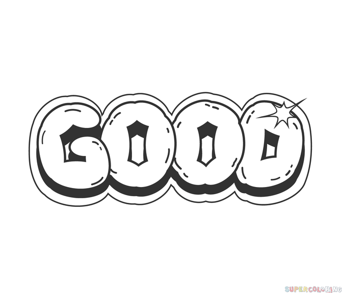 How to draw bubble letters step by step drawing tutorials