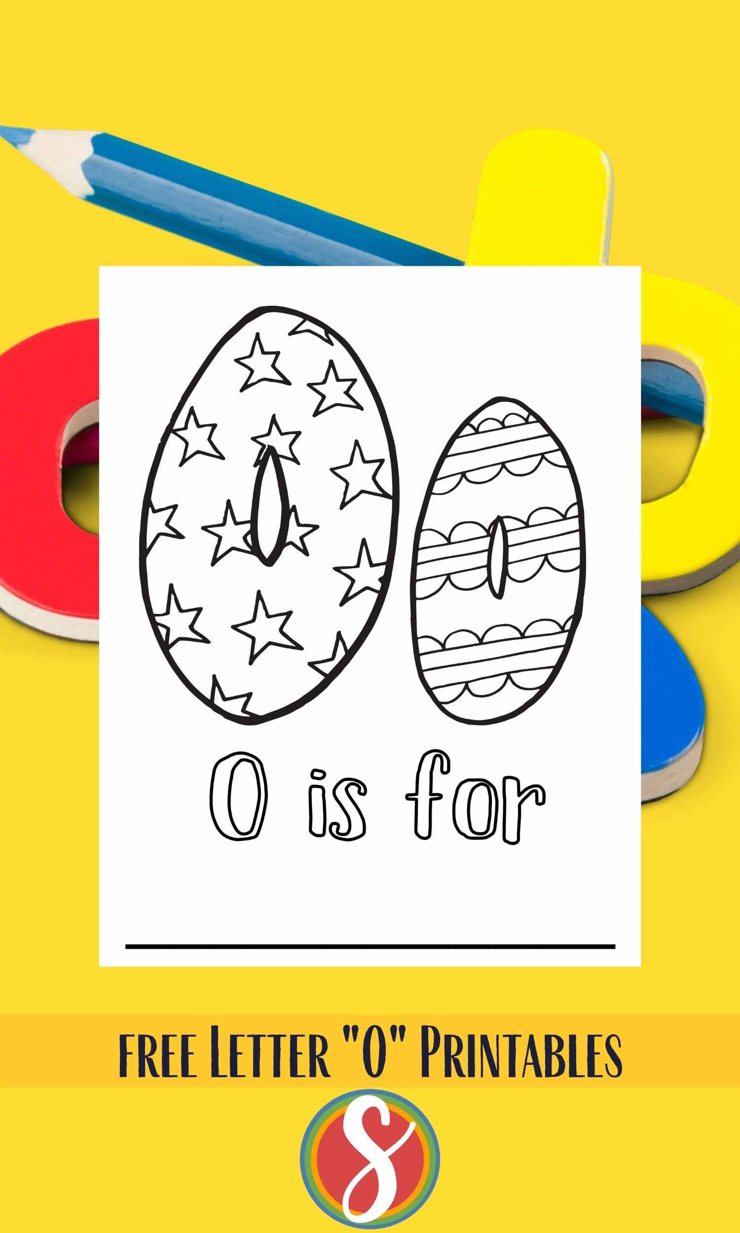 Letter o coloring pages â stevie doodles