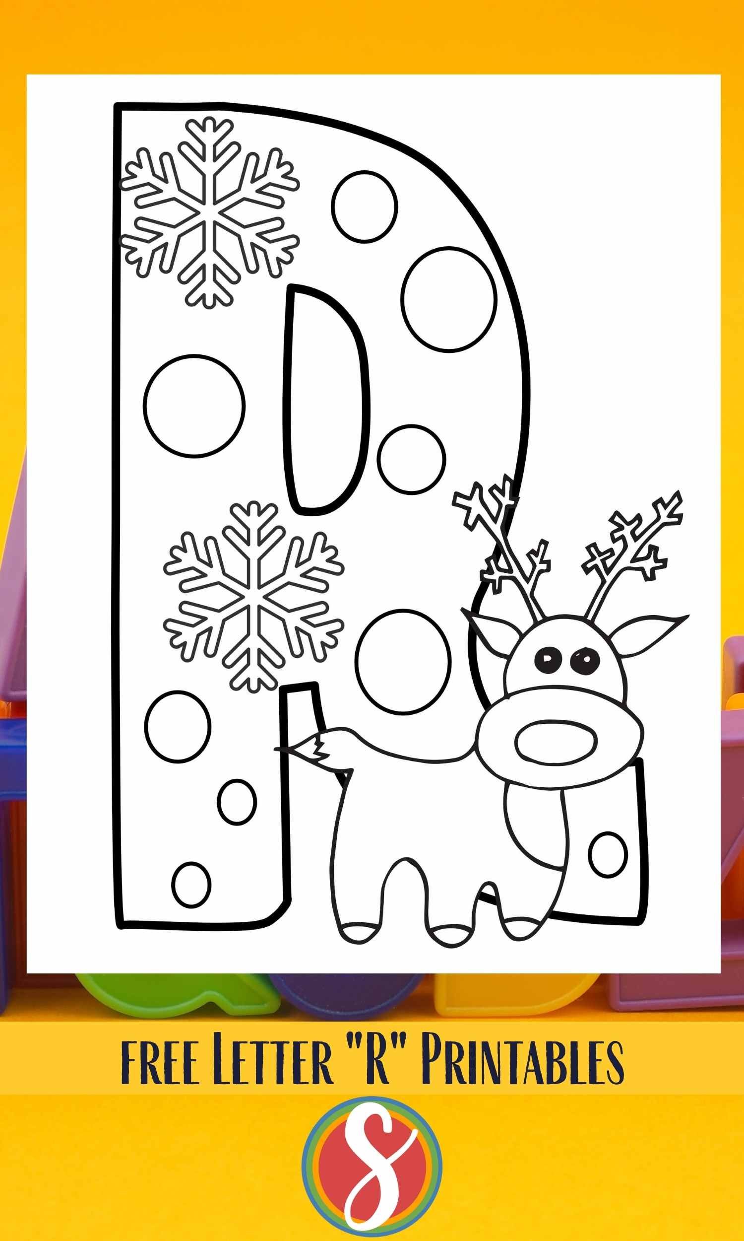 Free letter r coloring pages â stevie doodles