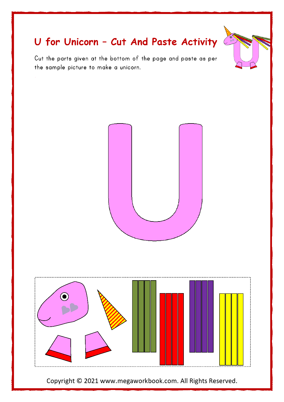 Letter u activities for preschool
