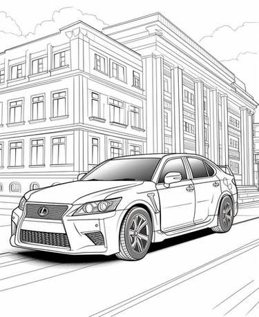 Cars coloring pages in premium quality by coloringbooksart on