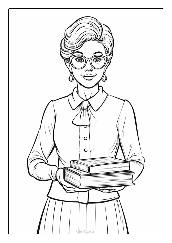 Teacher coloring pages free printable coloring sheets for kids