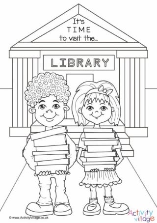Time to visit the library louring page