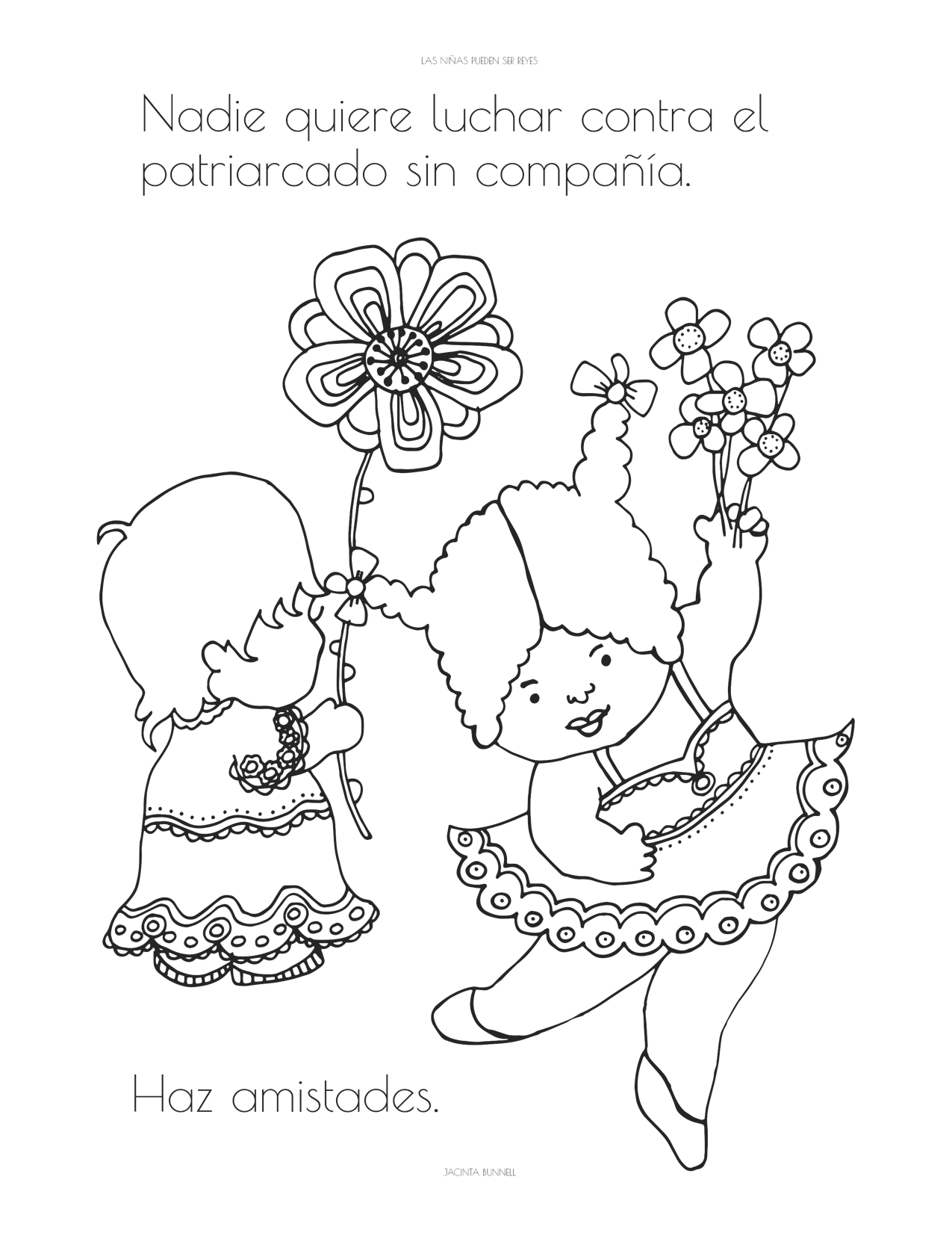 Las niãas pueden ser reyes libro para colorear coloring book â queerbook mittee