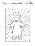I am the light of the world coloring page