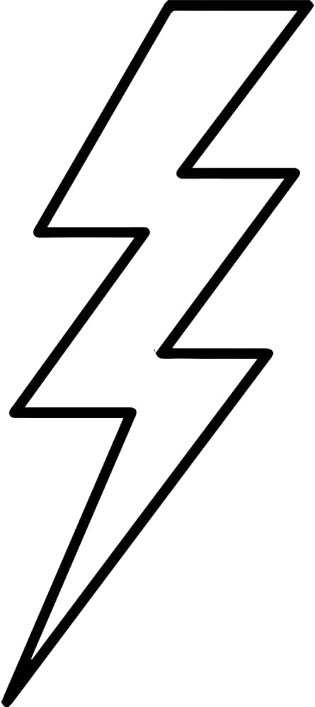 Angdest club decal stickers of lightning bolt black set premium waterproof vinyl for laptop phone accessory helmet car window mug tuber cup door wall decoration