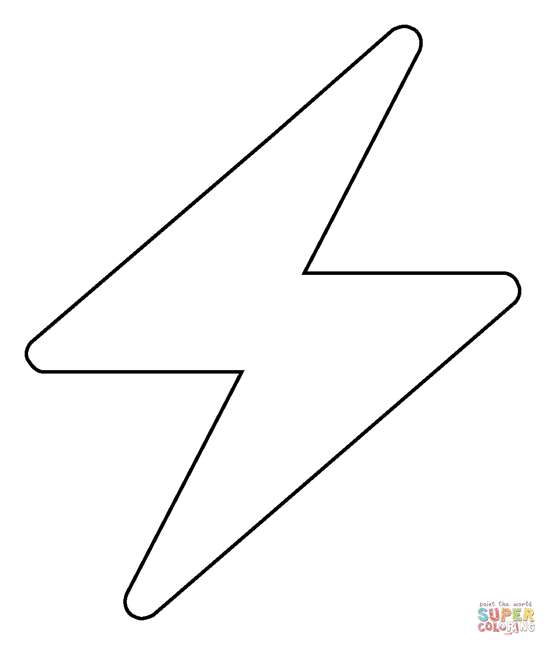 Lightning emoji coloring page free printable coloring pages
