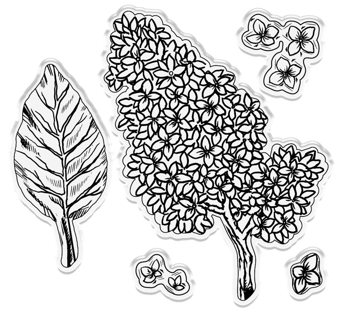 Gemini decoupage flower stamp and die