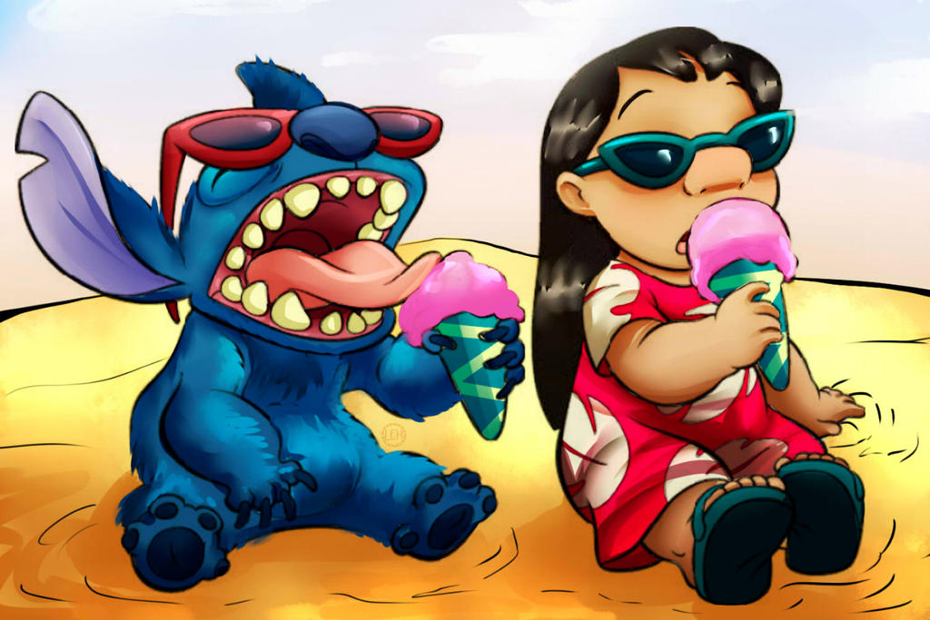 Lilo and stitch coloring page contest by xlehx on