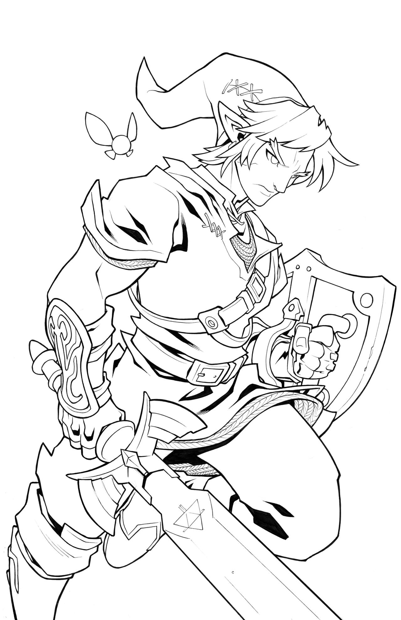 Link linework color me by edwinhuang on