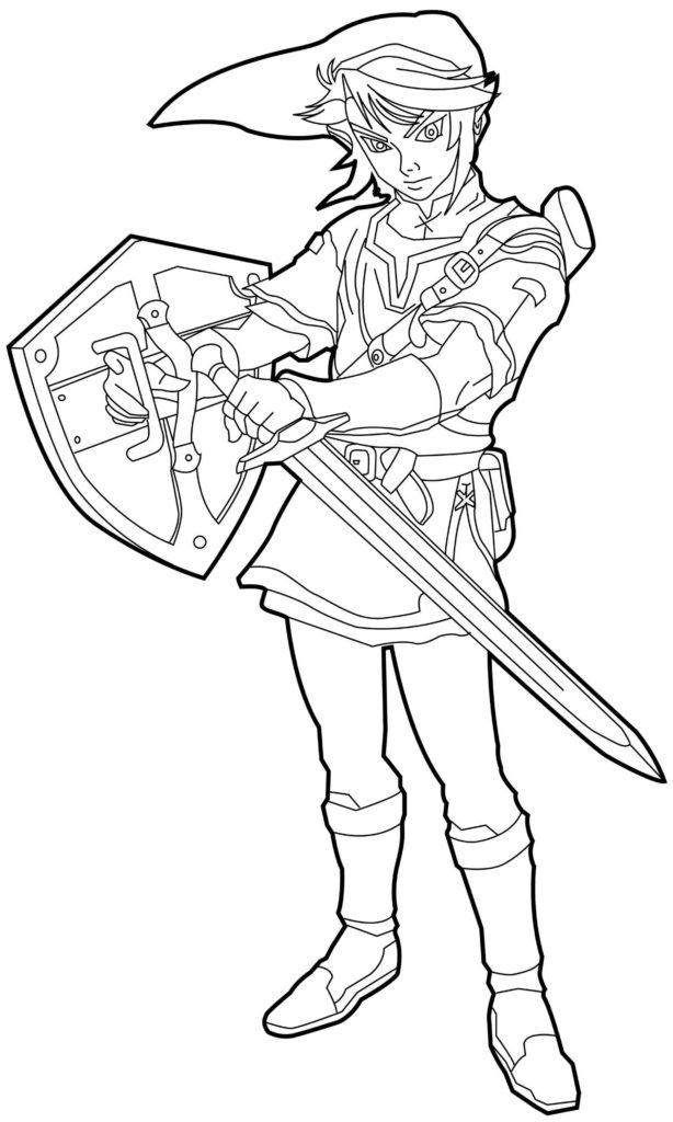 Zelda coloring pages by coloringpageswk on