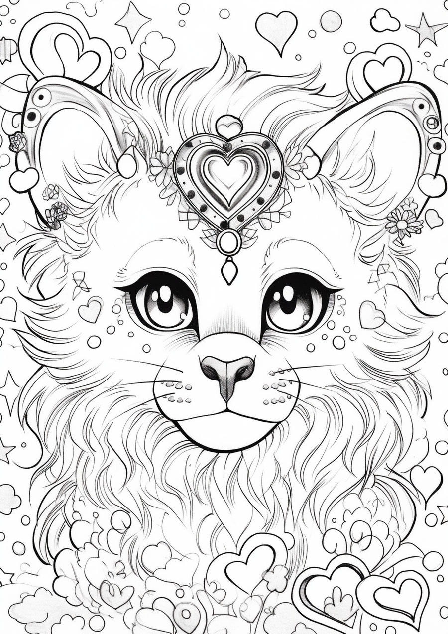 Free to use lisa frank inspired lineart by slimecrimez on