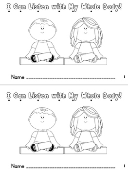 Whole body listening student reader by alyssa seeto tpt