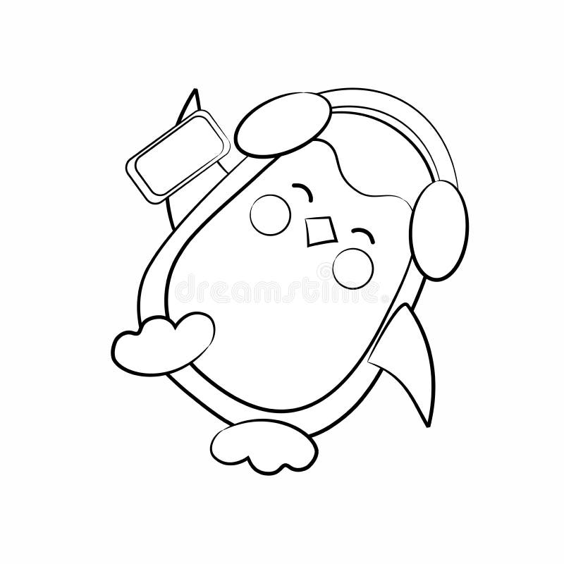 Listening coloring page stock illustrations â listening coloring page stock illustrations vectors clipart