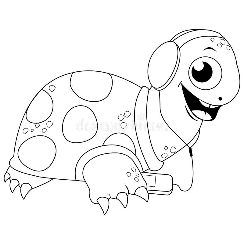 Listening coloring page stock illustrations â listening coloring page stock illustrations vectors clipart