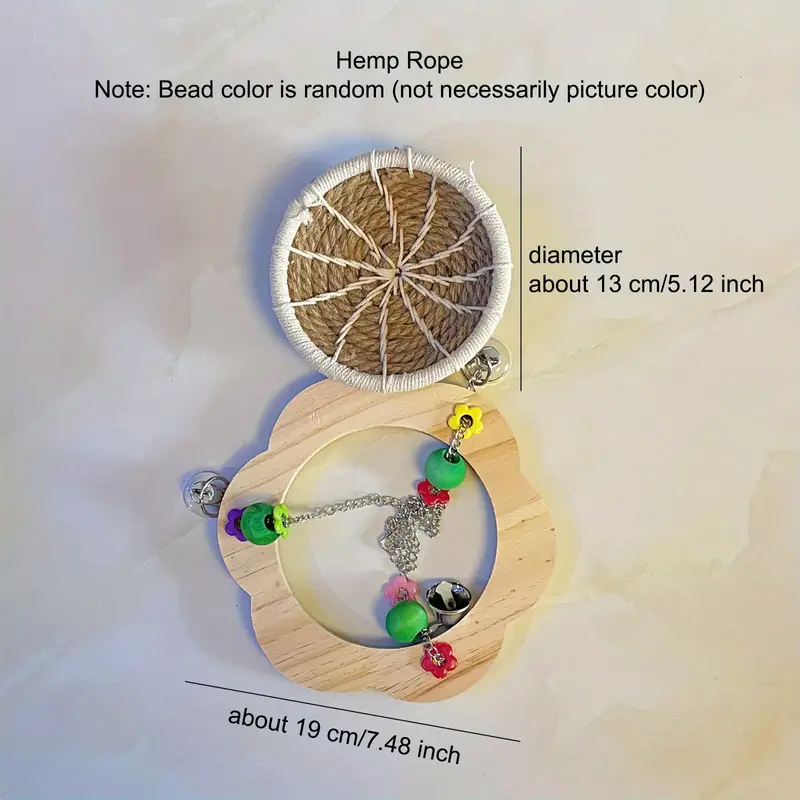 Cotton rope bird breeding nest hanging rest bed swing