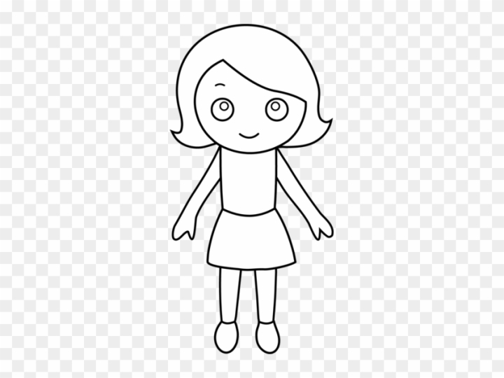 Free bright idea little girl coloring pages page free clip
