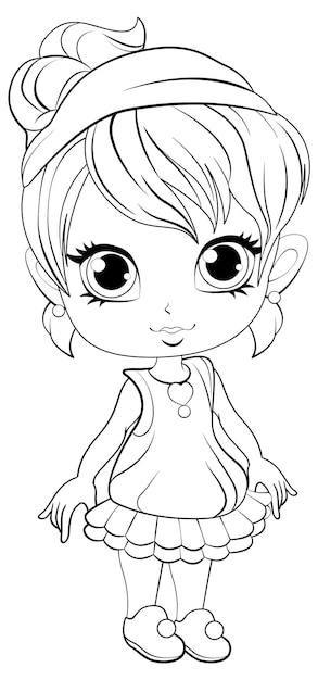 Girl coloring images