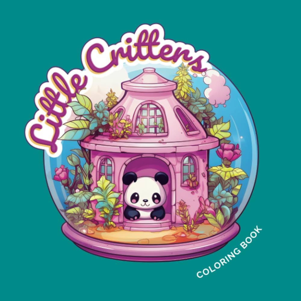 Little critters coloring book a whimsical journey through the miniature world of adorable creatures for stress relief relaxation for teens and adults press artzen books