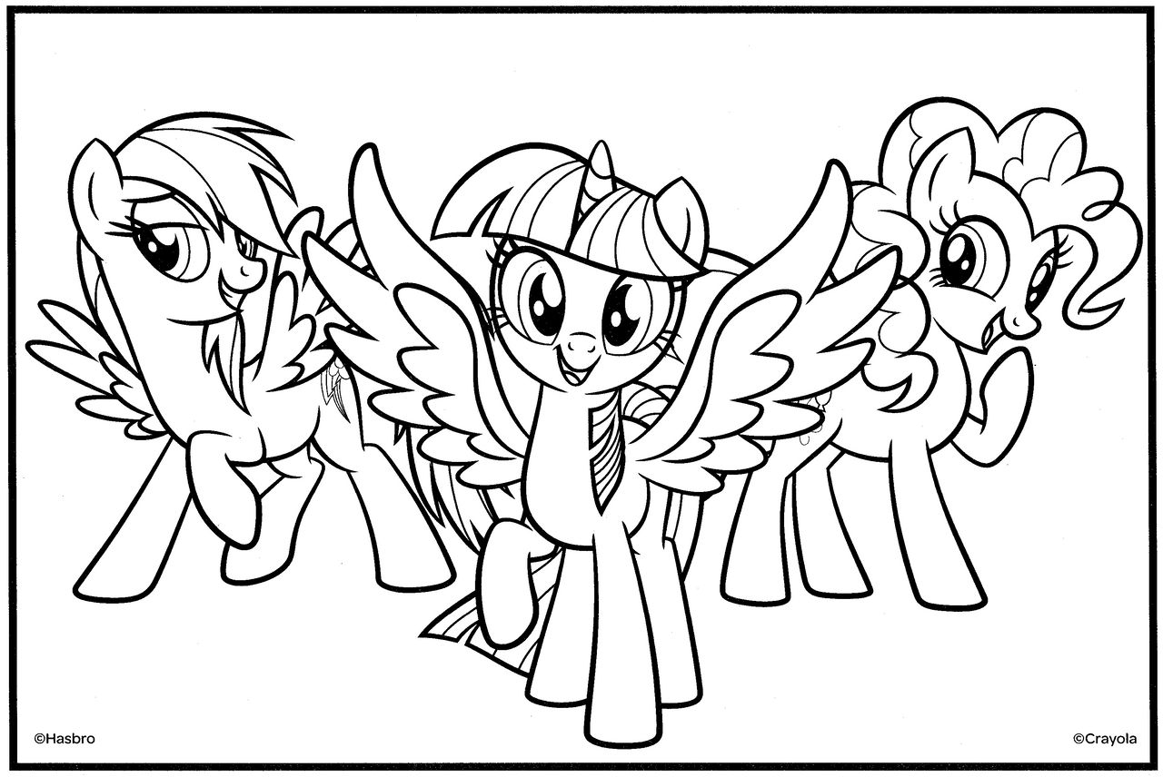 Mlp my little pony coloring page by magnificent