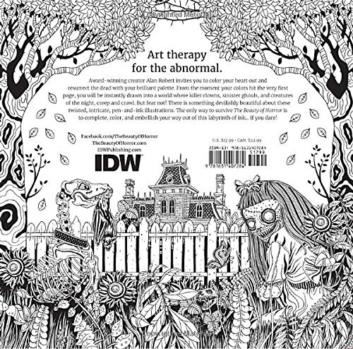 The beauty of horror a goregeous coloring book spiral bound â lay it flat publishing group