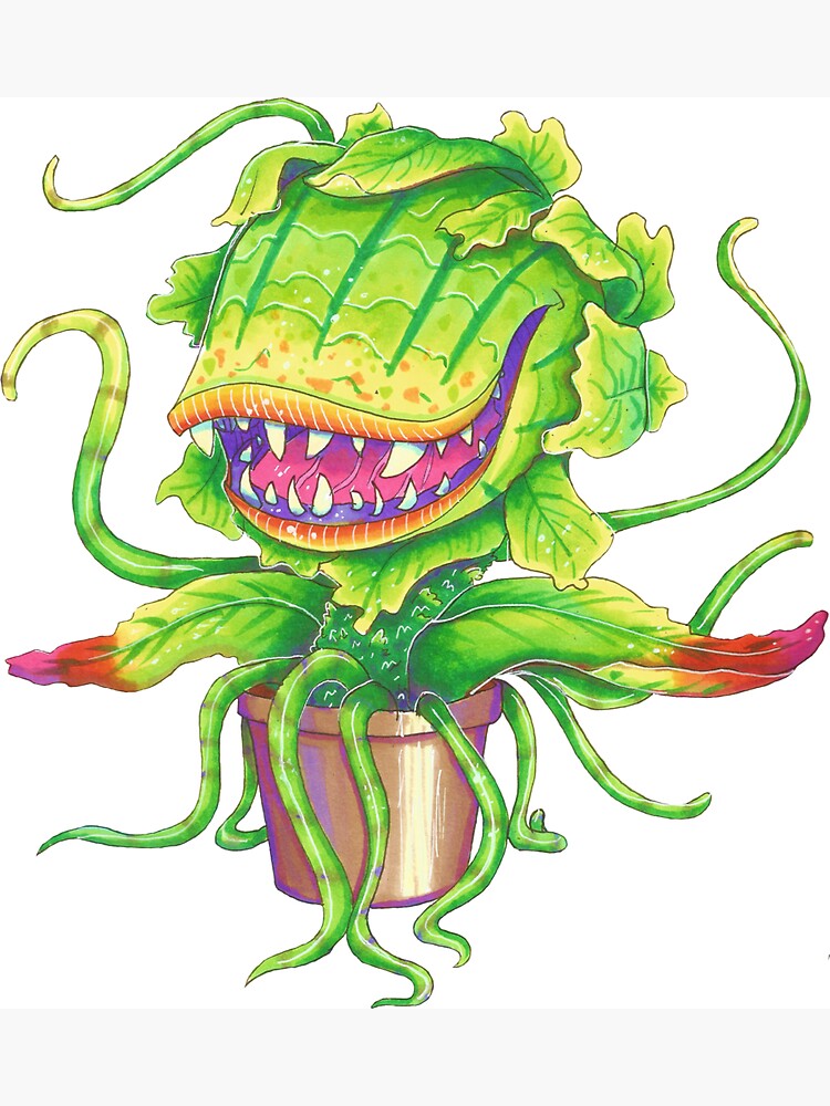 Audrey two little shop of horrors magnet for sale by giantsquiddy