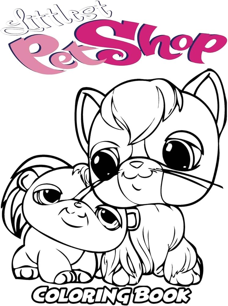 Littlest pet shop coloring book coloring book for kids and adults activity book with fun easy and relaxing coloring pages by