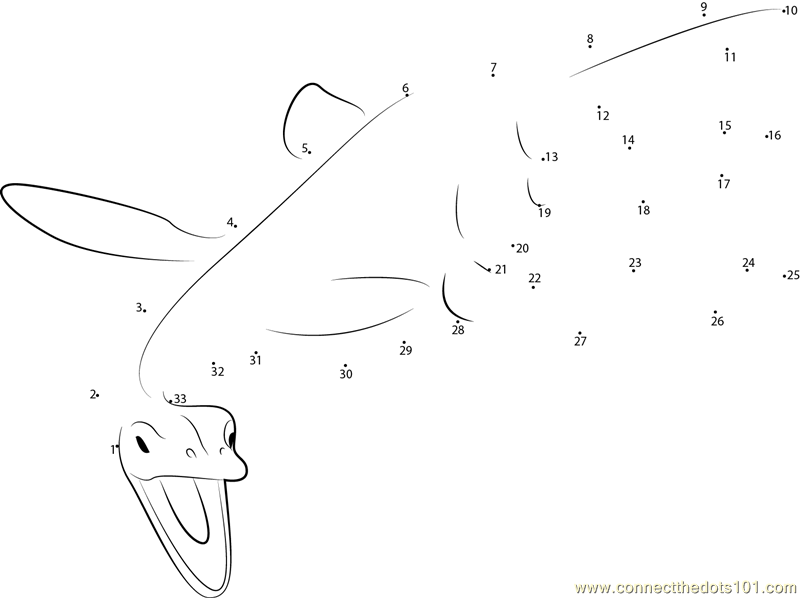 Loch ness big monster dot to dot printable worksheet