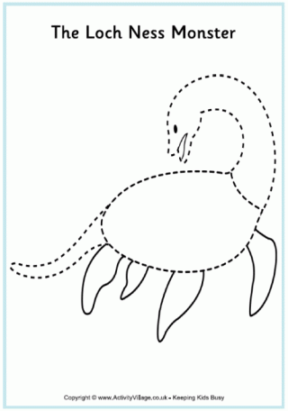 Loch ness monster louring page