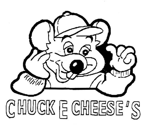 Black and white chuck e cheese logo by ederri on