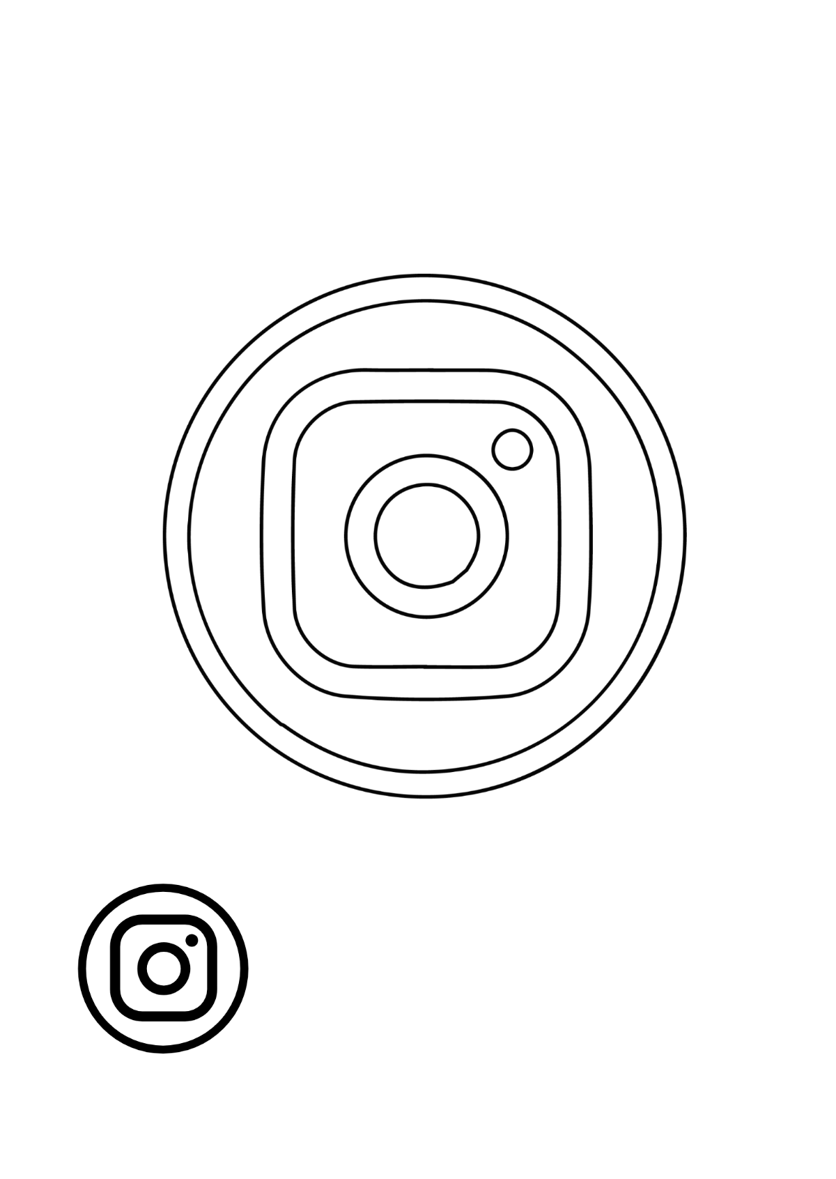 Free logo coloring page s examples