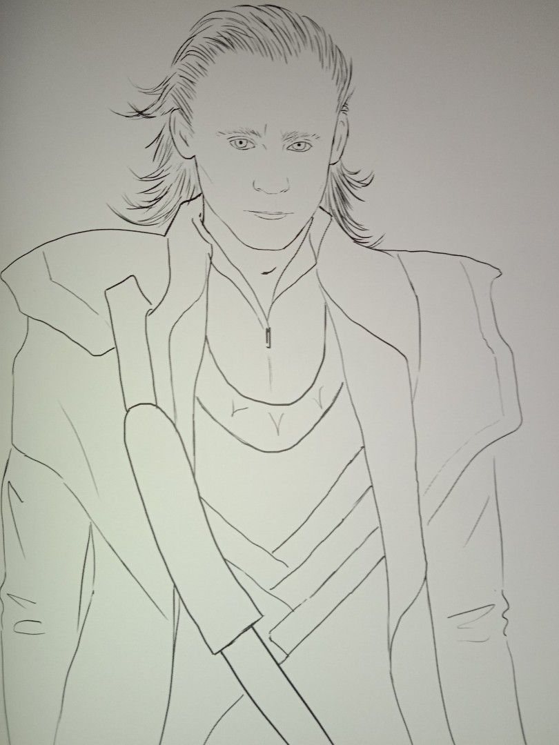 Loki coloring book tom hiddleston colour me good the unofficial hobbies toys memorabilia collectibles stamps prints on