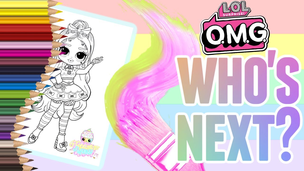 Guess the next lol omg diy makeover creating omg coloring page