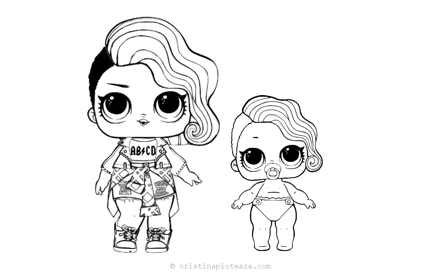 Lol lil sisters coloring pages free download pages