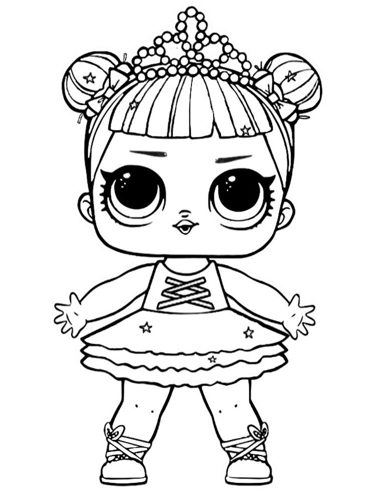 Lol surprise dolls coloring pages â free printable coloring page