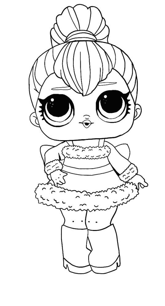 Winter disco coloring pages
