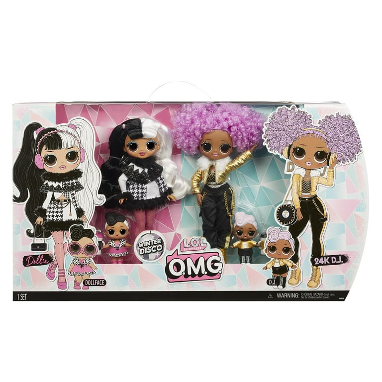 Lol surprise omg winter disco pack exclusive with dollie k dj multi