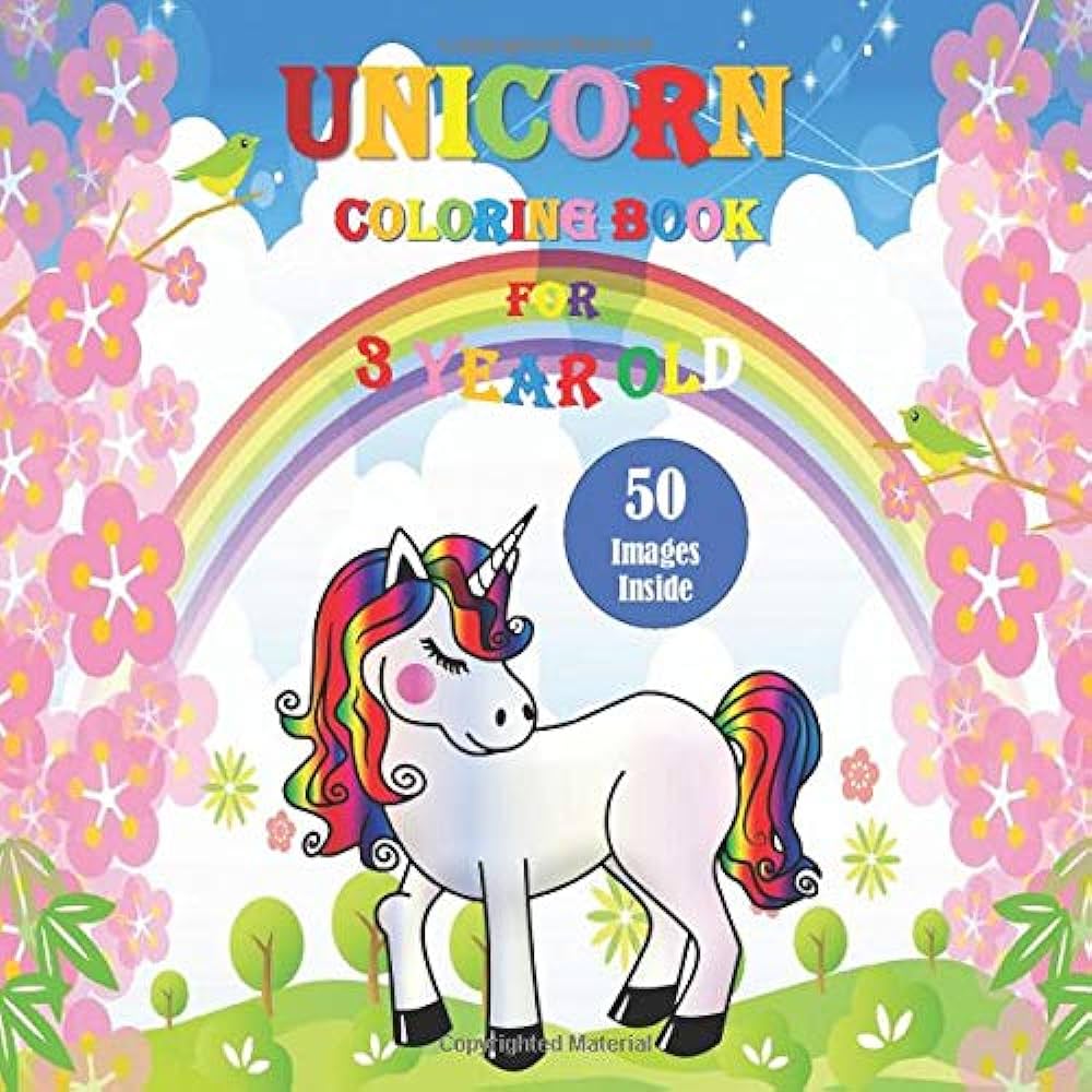 Unicorn coloring book for year old a beautiful collection of lol unicorn coloring pages for hours of fun books for kids