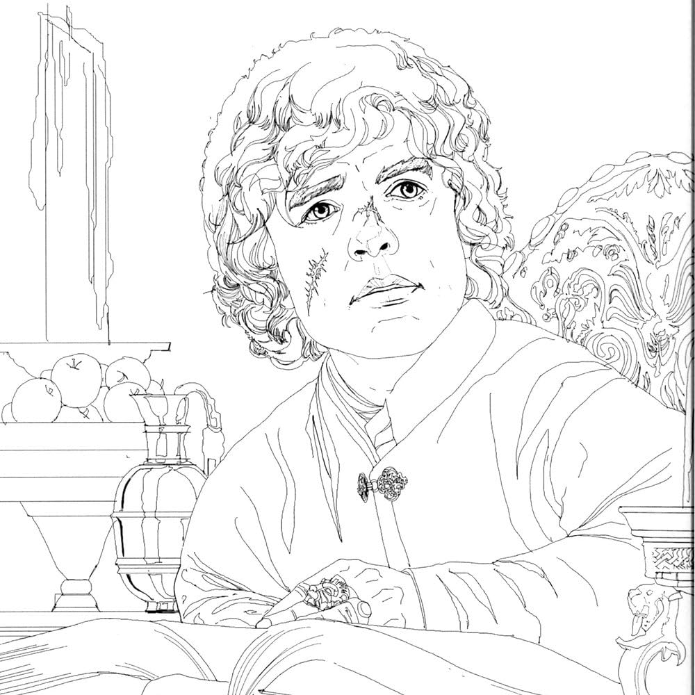 Game of thrones coloring book hbo arts crafts