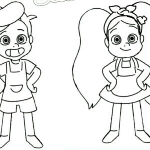 Diana and roma coloring pages printable for free download