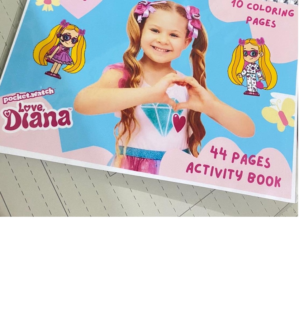 Diana and roma love diana activity book plastic