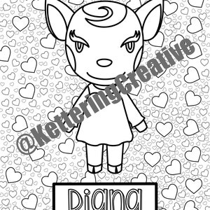 Diana coloring