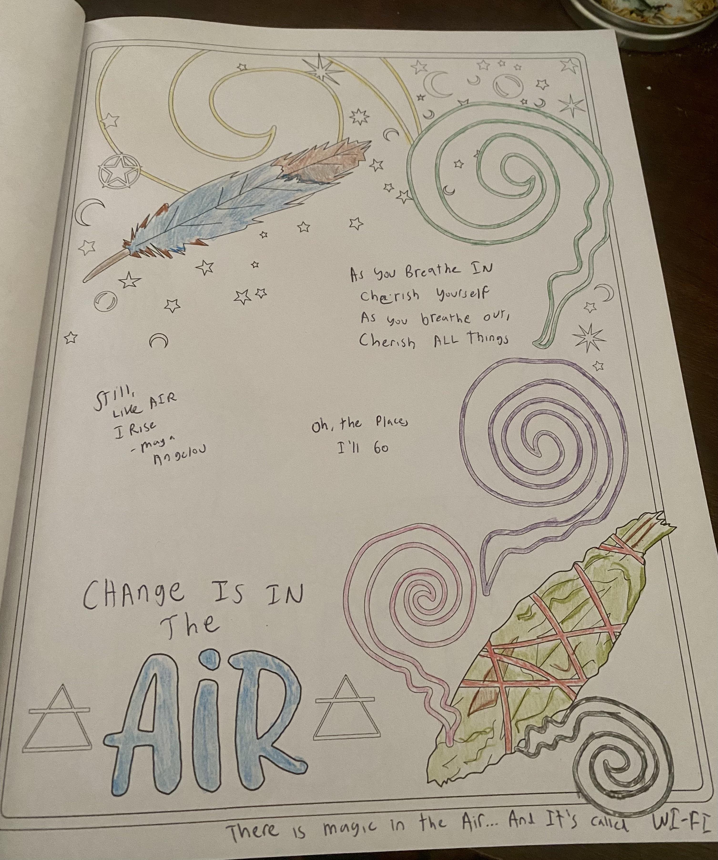 Working on my coloring book of shadows i love how this page turned out rwitchesvspatriarchy