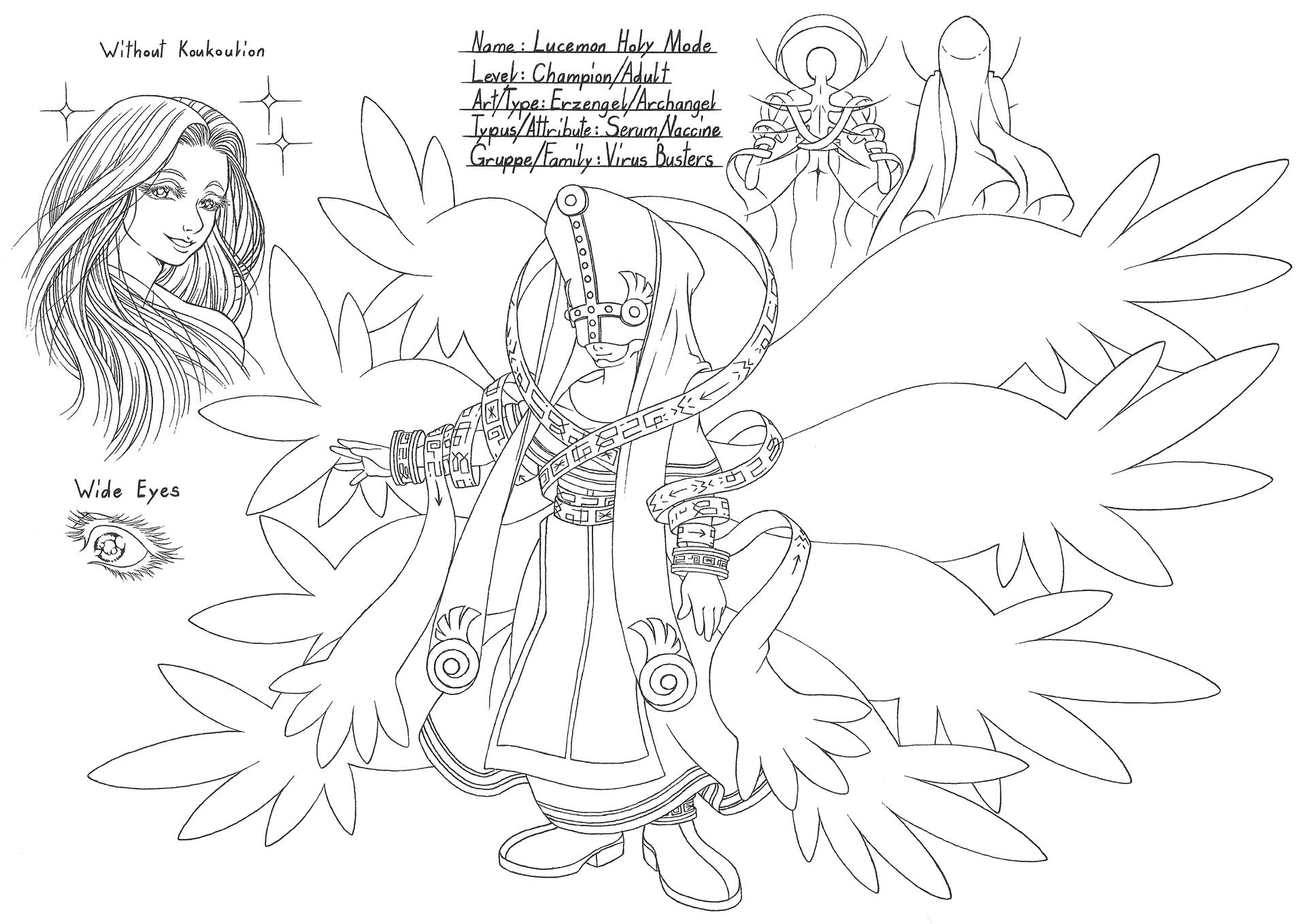 Lucemon holy mode