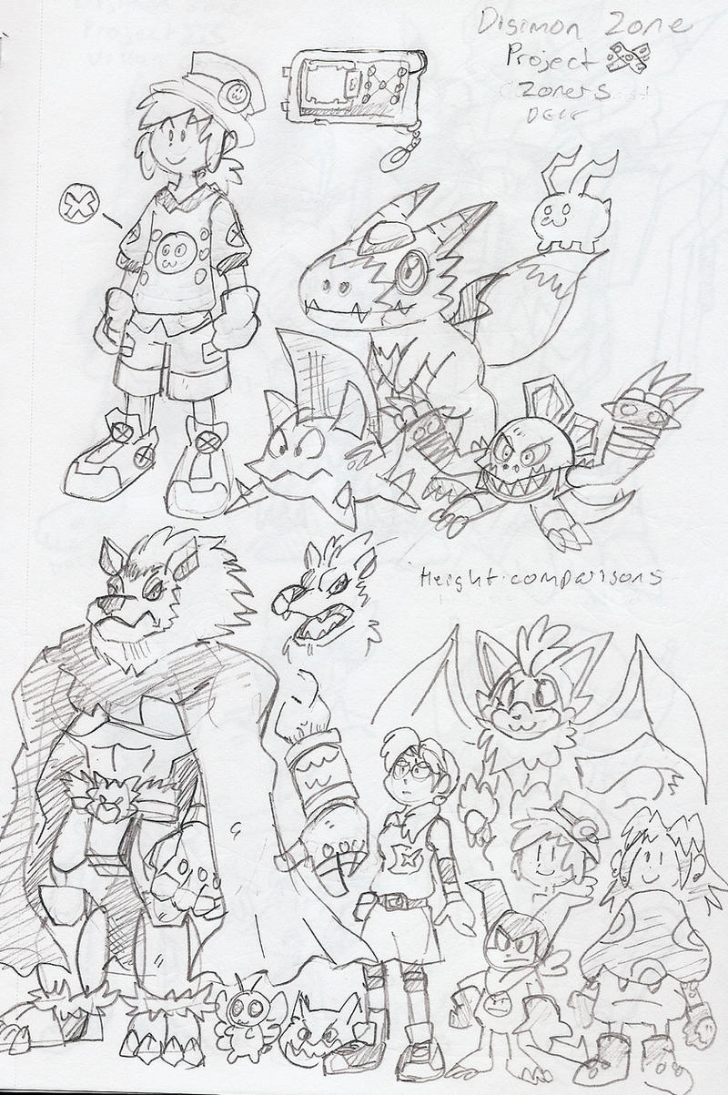 Digimon zone project x concept by blueike on