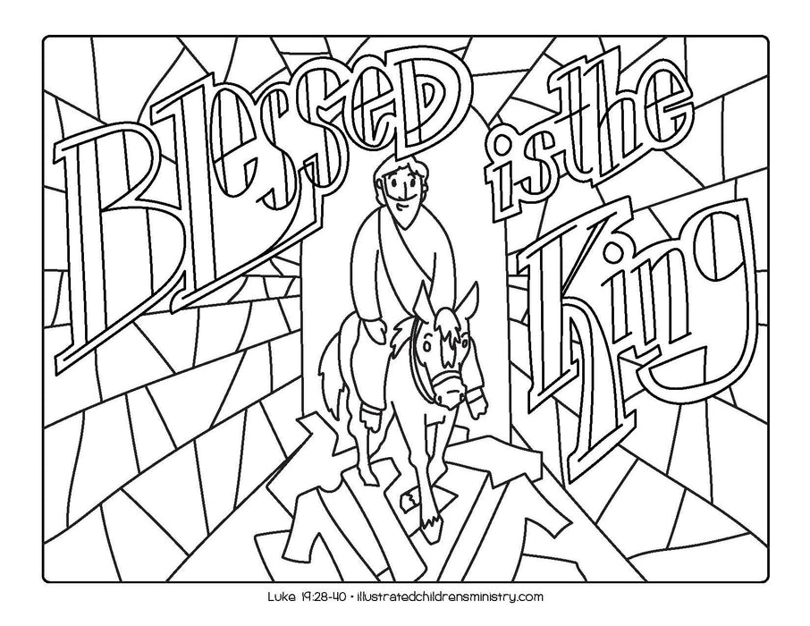 Bible story coloring pages spring â illustrated ministry
