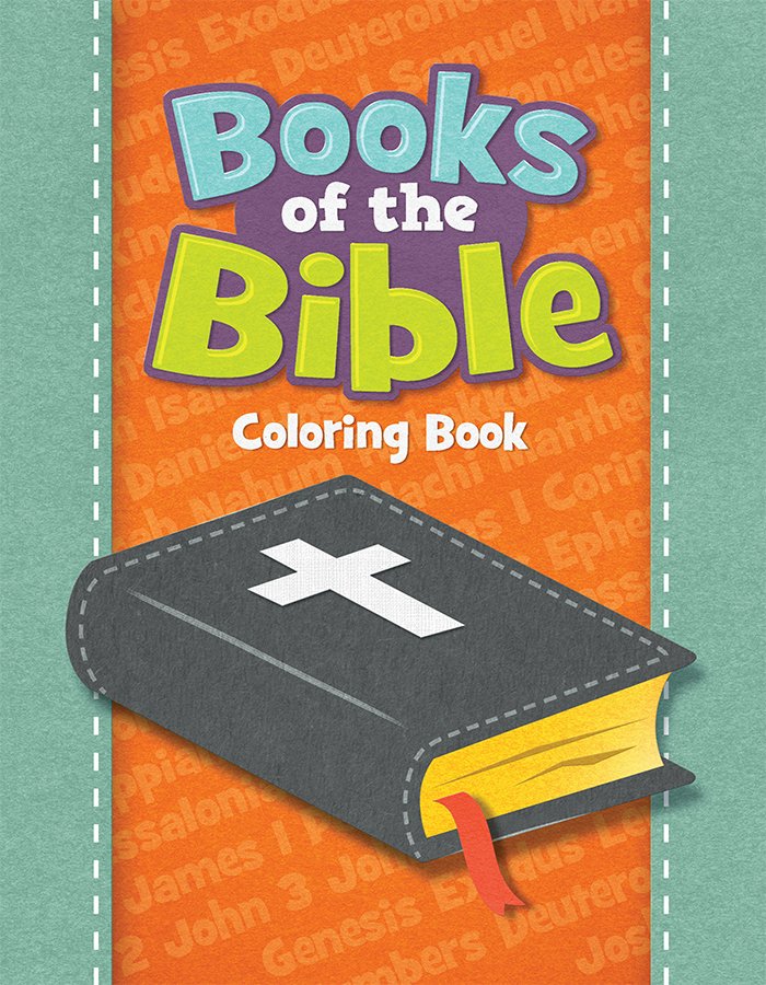 Books of the bible coloring book kids answers